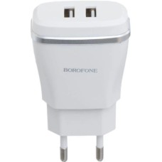 Адаптер живлення Borofone BA2A 2.4A 2USB + кабель 3в1